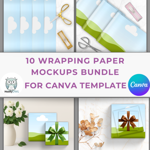 10 Wrapping Paper Mockups