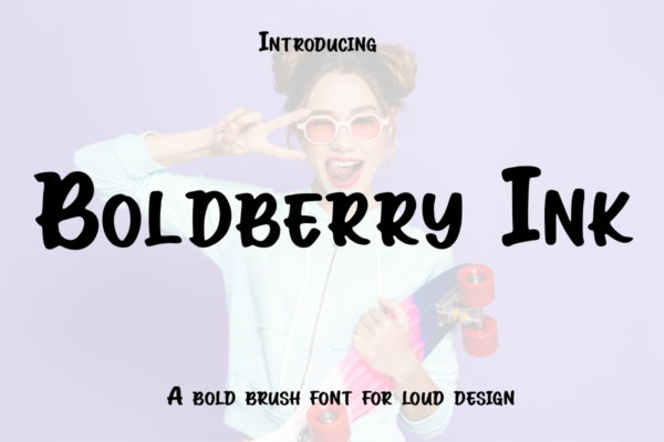 Boldberry Ink - Brush Font